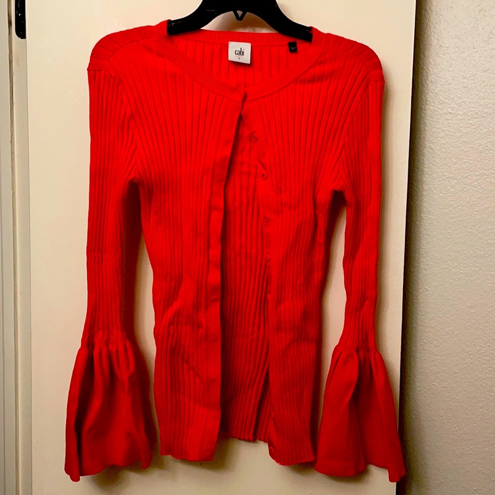 Cabi Bell Sleeve Cardigan Size Small